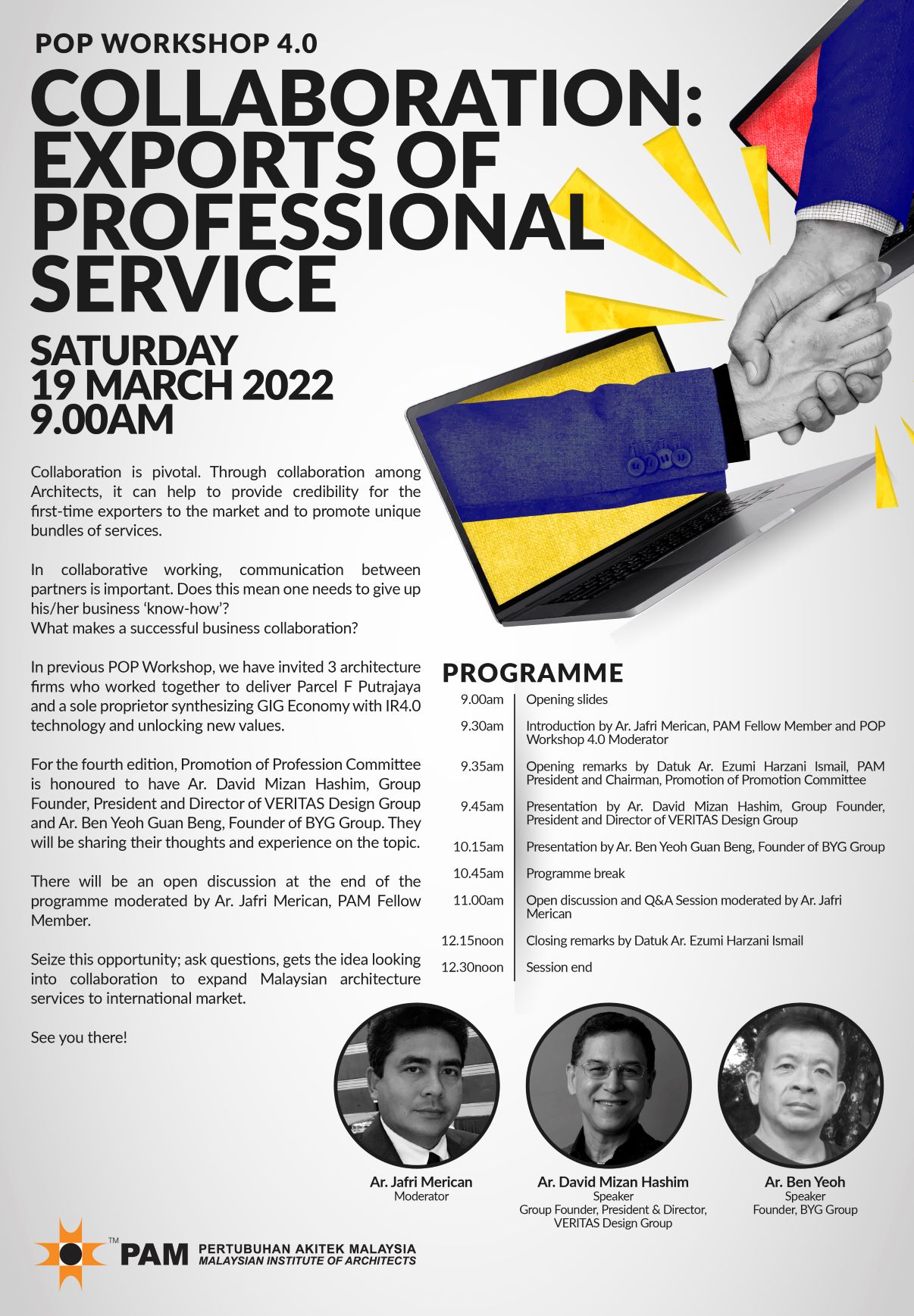 4th POP Workshop Collaboration: Exports of Professional Service